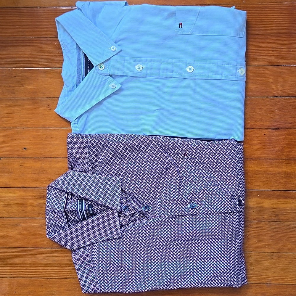 2 Tommy Hilfiger shirts